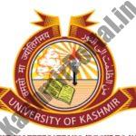 Kashmir University notification