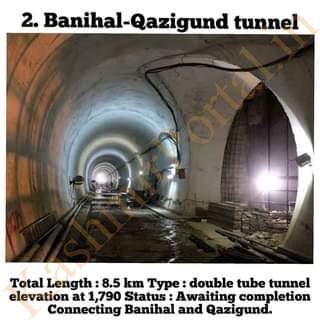 Banihal Qazigund tunnel