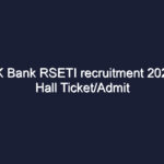 jk bank rseti recruitment 2021 hall ticket admit card for faculty and office assistant available now 5360